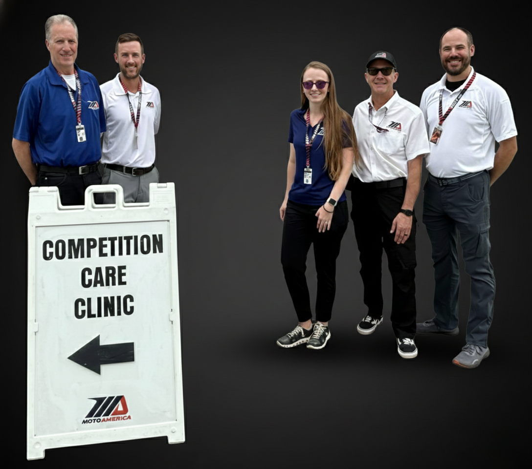 Competition Care Medical Fund team at MotoAmerica